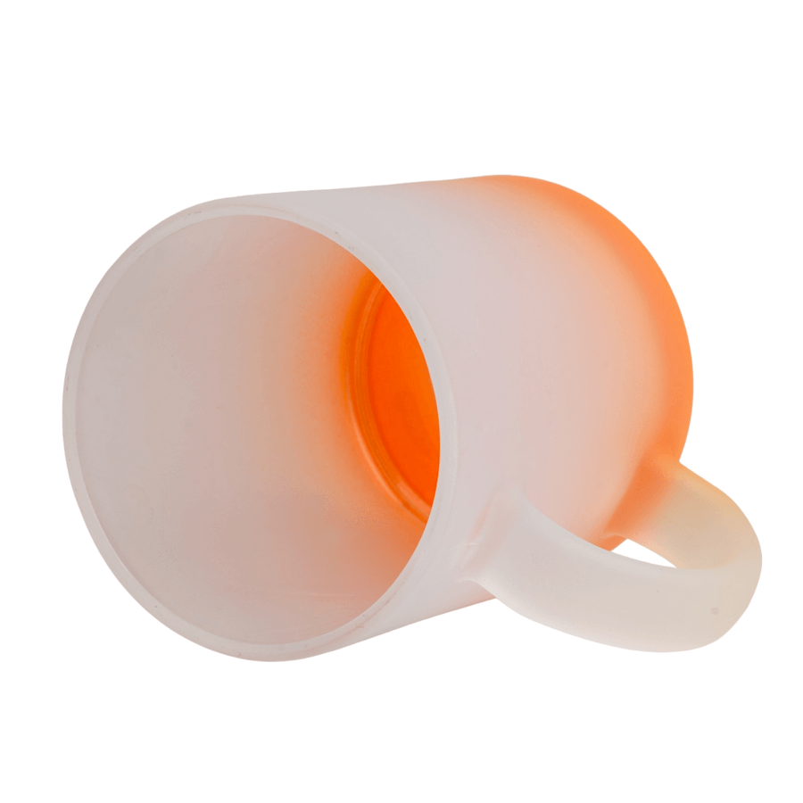 Kubek Szroniony Gradient Pomarańczowy