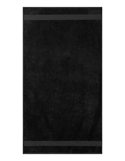 Ręcznik plażowy bawełniany - Black