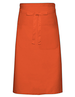 Fartuch kuchenny z kieszenią wytrzymały do prania 60°C Link Kitchen Wear - Orange