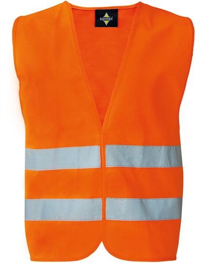 Kamizelka ostrzegawcza odblaskowa męska XXL do 25 prań Printwear - Signal Orange