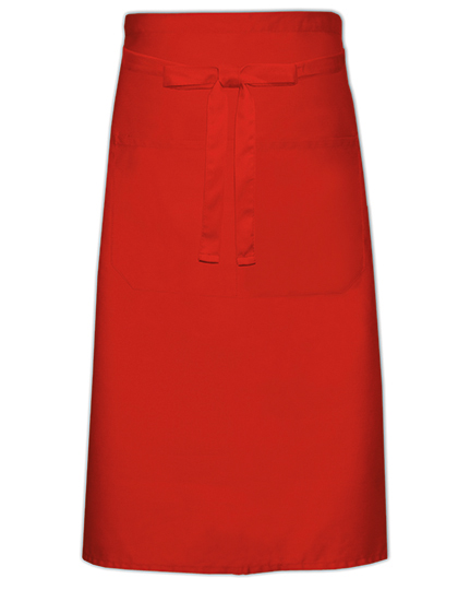 Fartuch kuchenny z kieszenią - Red