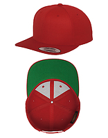 Czapka snapback z wełny 6-panelowa FLEXFIT - Red