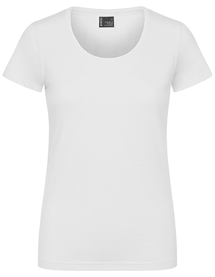 Damski T-shirt z gładkiej dzianiny - White