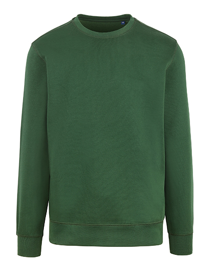 Wytrzymała bluza unisex z okrągłym dekoltem, długi rękaw HRM - Bottle Green