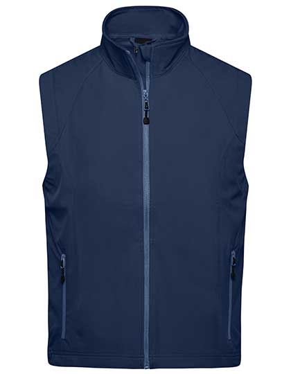 Kamizelka softshell męska wiatroodporna James&Nicholson James&Nicholson - Navy