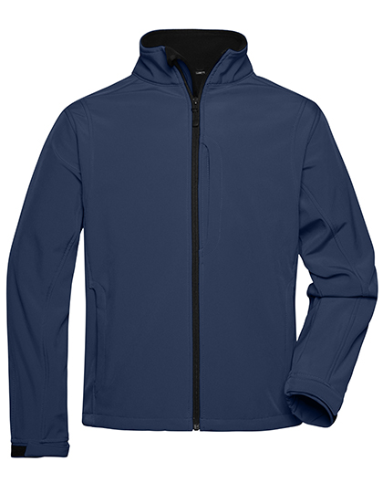 Softshell męski wodoodporny z mikropolarem James&Nicholson James&Nicholson - Navy
