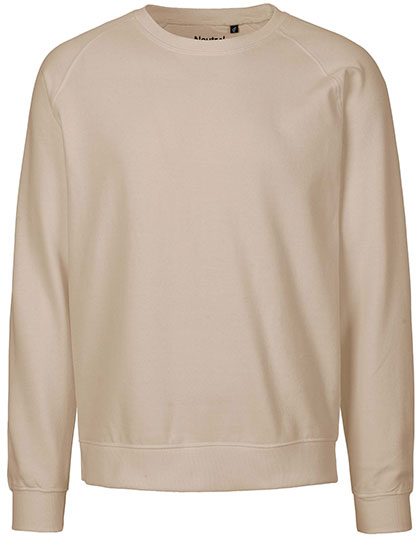 Bluza unisex z bawełny organicznej, długi raglanowy rękaw - Sand
