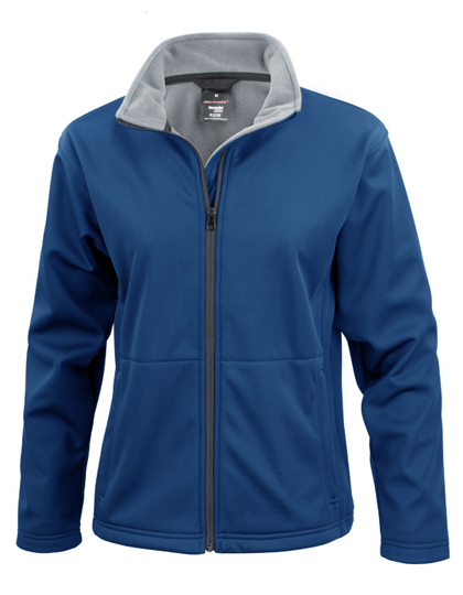 Softshell damski wodoodporny i oddychający z polarem Result Core - Navy