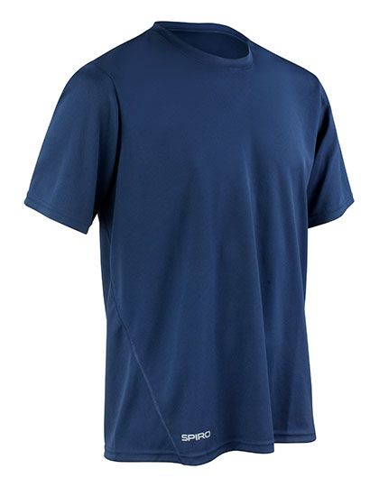 Szybkoschnący T-shirt męski oddychający na trening SPIRO - Navy