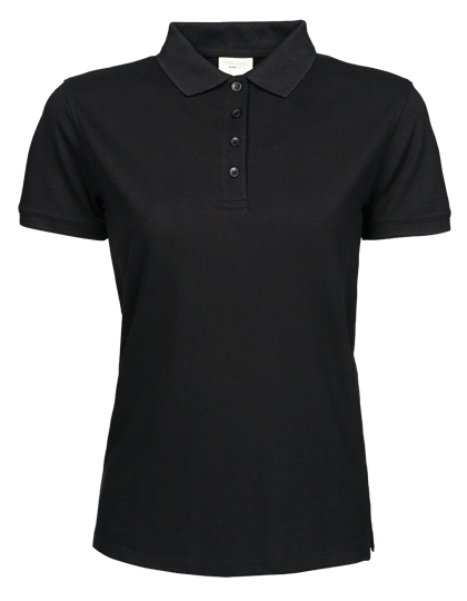 Wytrzymała koszulka polo damska z krótkim rękawem Tee Jays - Black