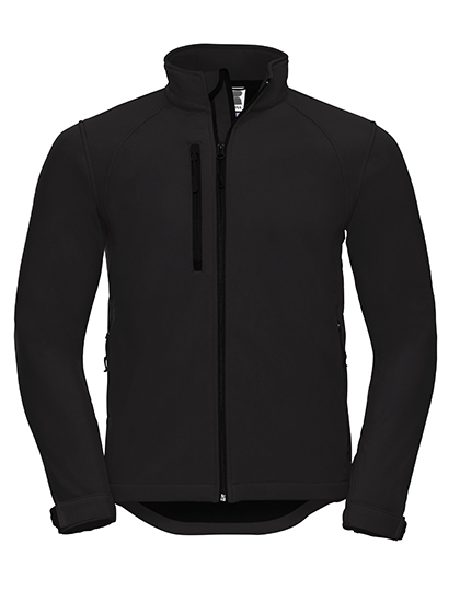 Kurtka softshell męska wodoodporna i wiatroszczelna Russell - Black