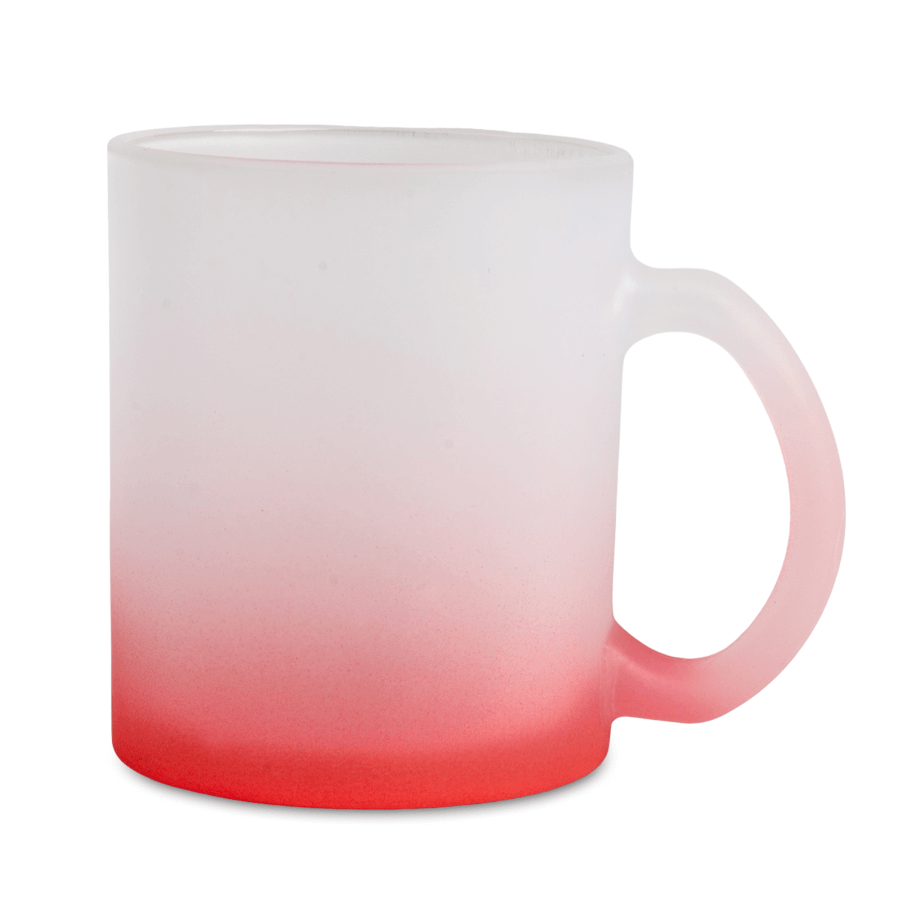 Kubek Szroniony Gradient Czerwony