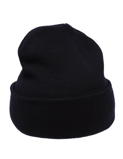 [C700-1000037081] Dzianinowa czapka z wywinięciem - Navy